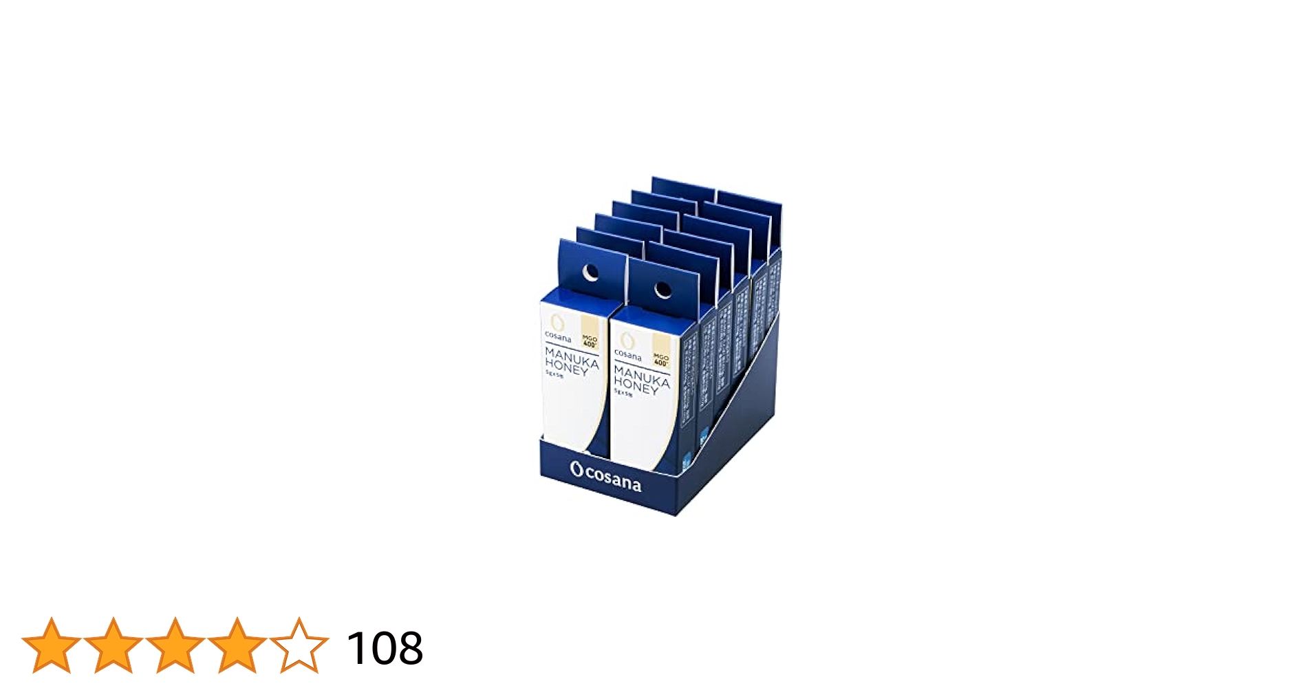 コサナ　マヌカハニー5g×5包入400＋10個&600＋4個セット Amazon.co.jp: Cosana マヌカハニー MGO400+ 5g×5包×12個 正規品